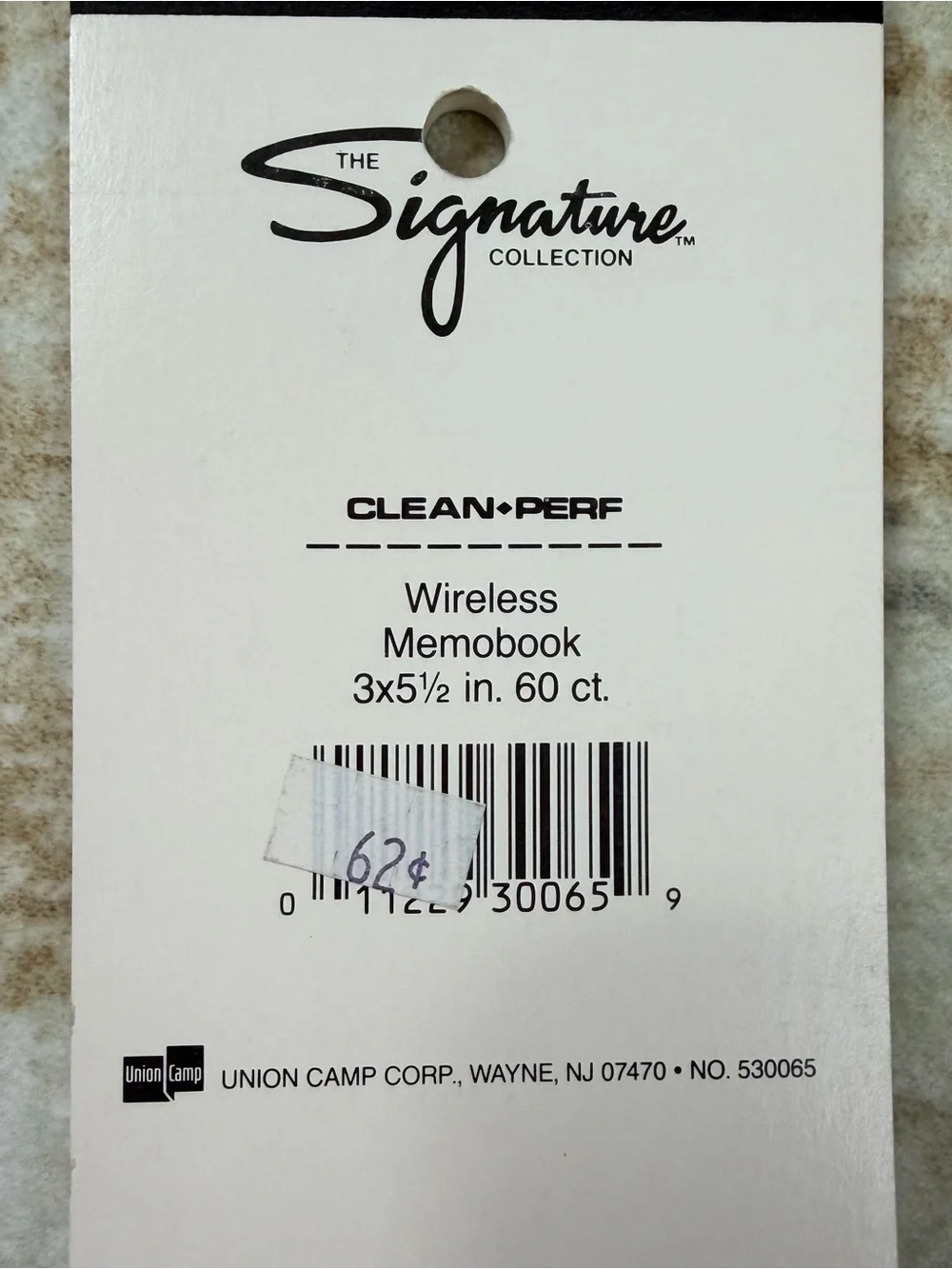 NOS 1990s vintage Signature Collection clean-perf note pads 3”x5.5” set of 4